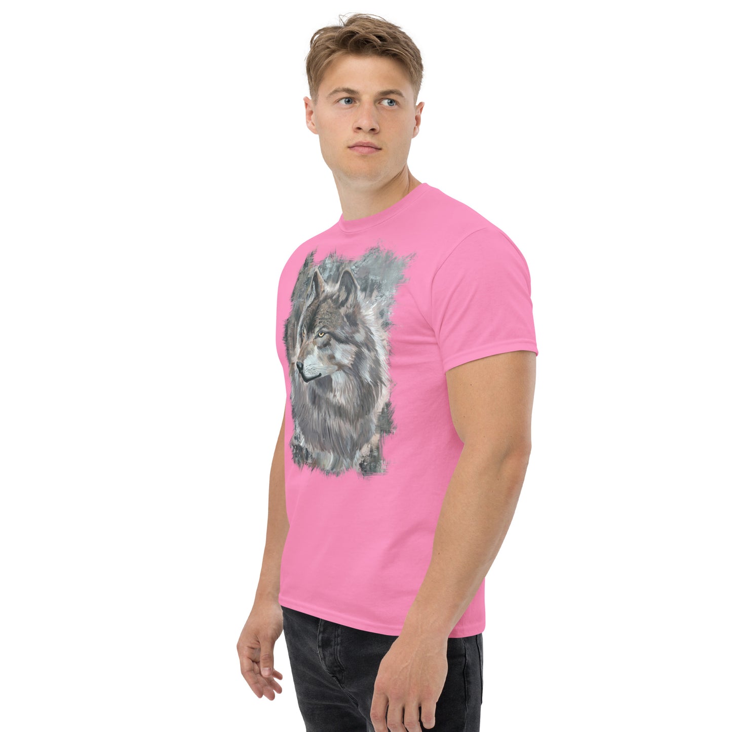 Unisex Wolf Art T-Shirt – Silent Watcher